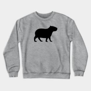 Capybara Silhouette Crewneck Sweatshirt